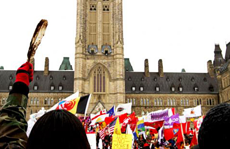 Non-violent Gathering and March for Justice in Ottawa, Friday March 9th 2018 Justice for Brady Francis, Joey Knapaysweet, Tina Fontaine, Colten Boushie