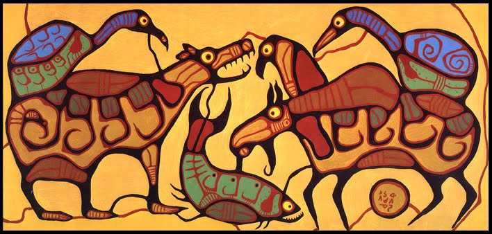 Animal Unity by Norval Morrisseau