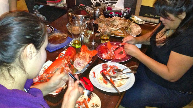 Kim Wheeler opts out of celebrating Thanksgiving and making the traditional turkey, but their alternative feast occasionally includes lobster.