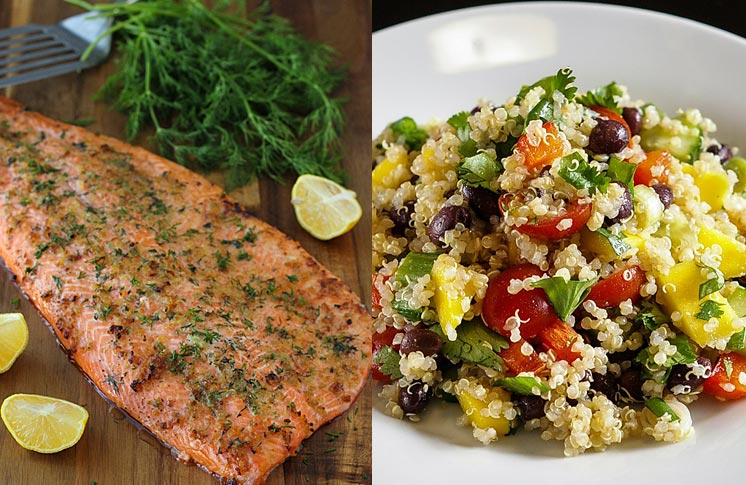 FROM THE BIRDS: TROUT QUINOA SALAD