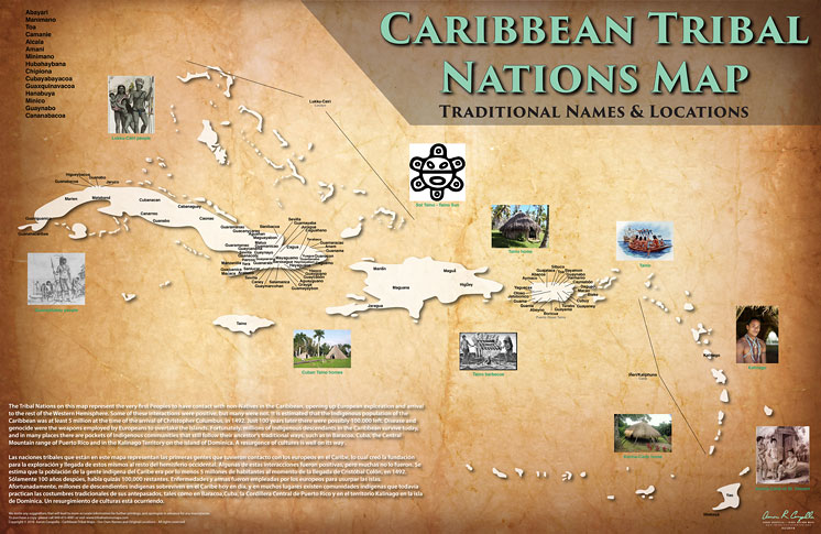 BRAND NEW CARIBBEAN TRIBAL MAP RELEASED