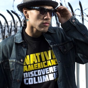 "Native Americans Discovered Columbus" Tee | OxDx