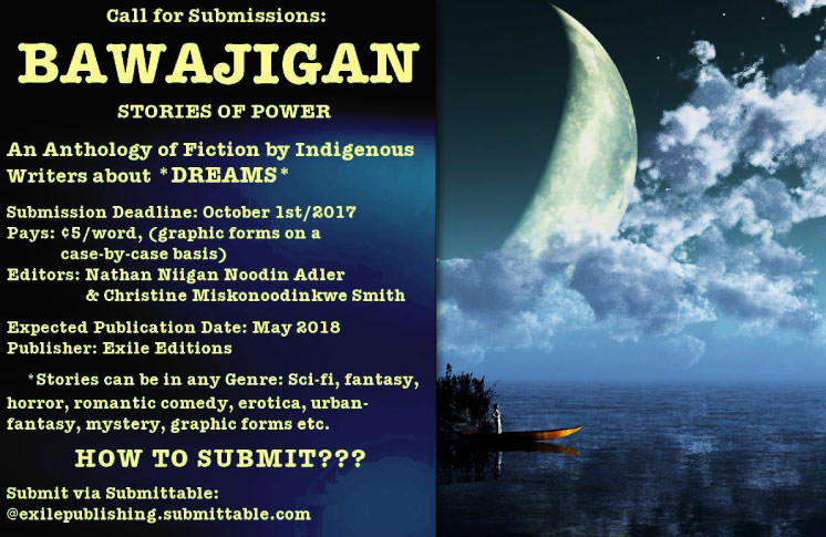 Call out for Submissions: Bawajigan-Stories of Power: An Anthology of Fiction by Indigenous Writers