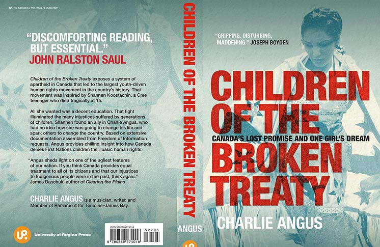 CHARLIE ANGUS OPENS EYES IN CHILDREN OF THE BROKEN TREATY