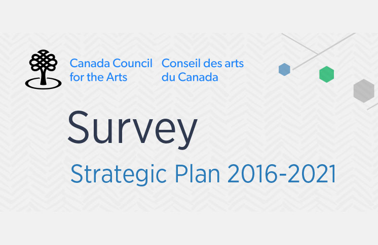 CANADA COUNCIL FOR THE ARTS STRATEGIC PLAN SURVEY