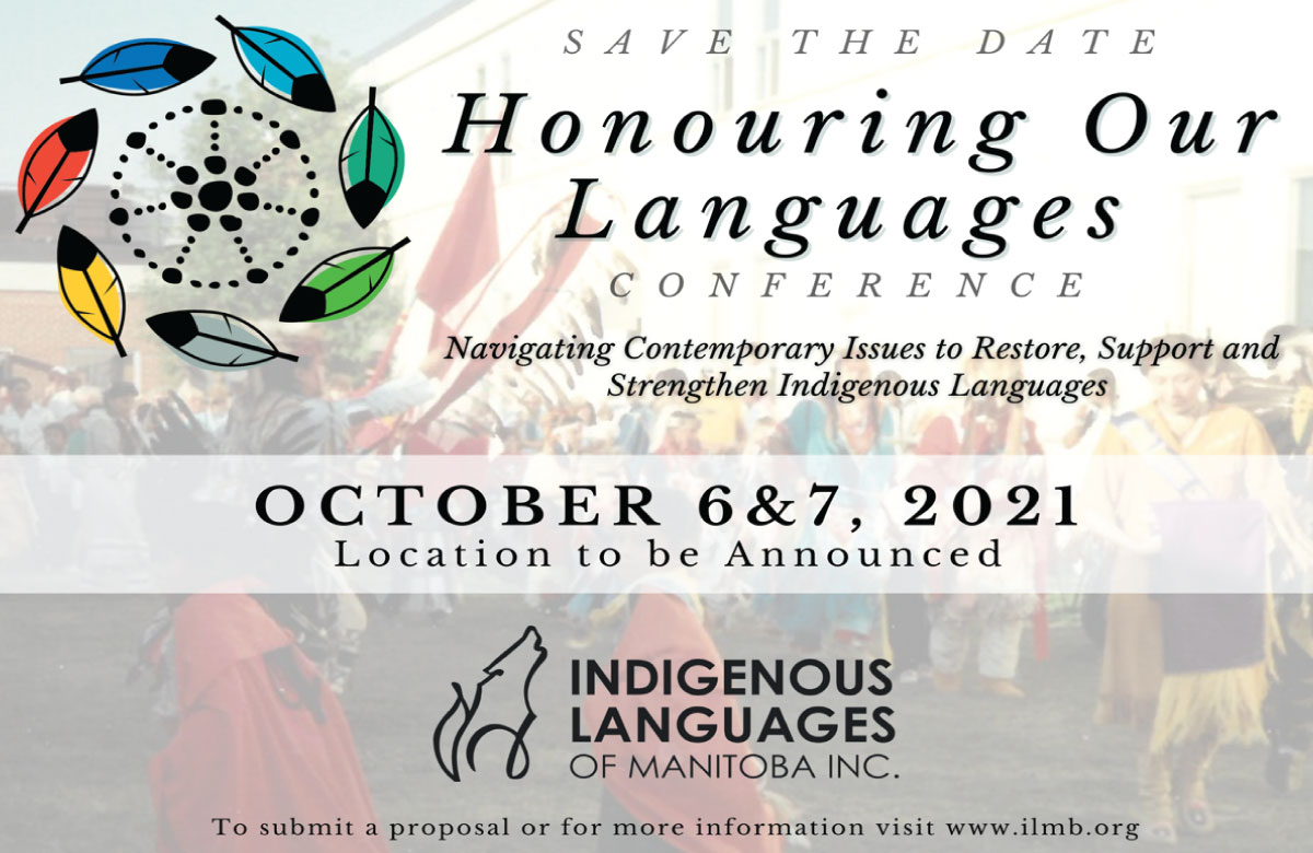 Save the Date – Honouring Our Languages Conference 2021 – October 6 & 7